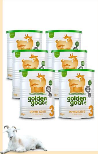 Golden Goat Keçi Devam Sütü 3 Numara 400 Gr 6'lı Paket