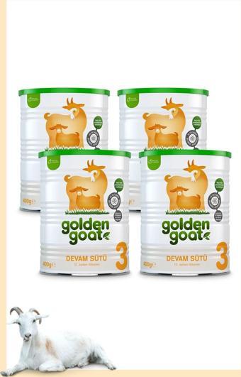 Golden Goat Keçi Devam Sütü 3 Numara 400 gr4'lü Paket