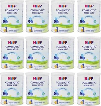 Hipp 1 Organik Combiotic Bebek Sütü 350 Gr 12 Adet