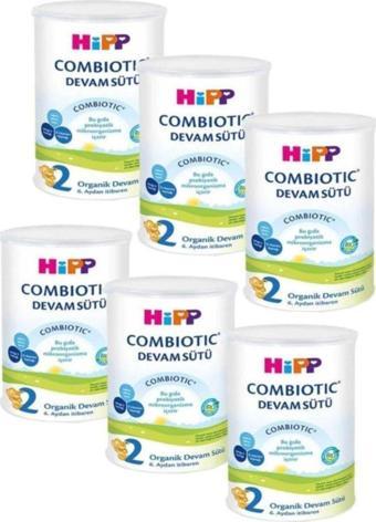 Hipp 2 Organic Combiotic Devam Sütü 350 gr X 6 Adet