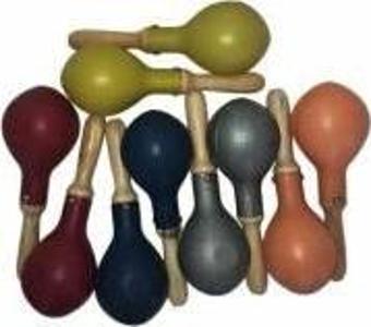 MİTELLO PM-39RD TAHTA SAPLI PLASTİK KIRMIZI MARAKAS