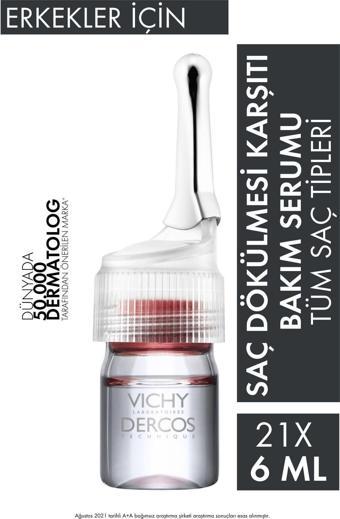 Vichy Dercos Aminexil Erkekler Için Saç Dökülme Karşıtı Bakım Serumu 21*6Ml