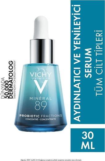 Vichy Mineral 89 Probiyotikli Aydınlatıcı Yenileyici Ve Onarıcı Serum 30 Ml