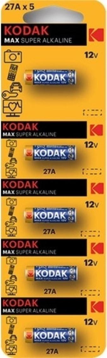 Kodak DİMAHOME 27a 5li Max Super Alkalin Pil
