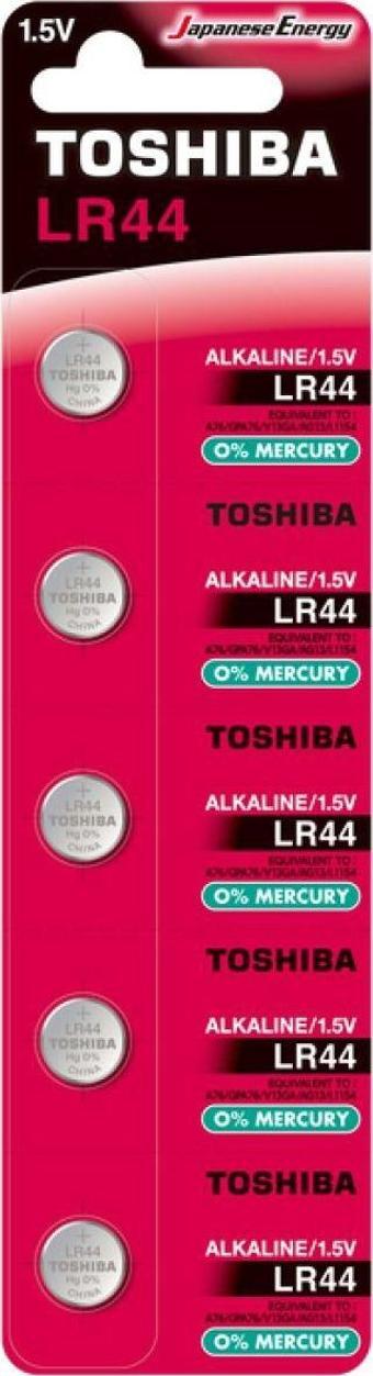 FinDit TOSHIBA LR44 ALKALİN PİL 5Lİ