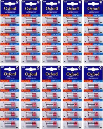 Oxford 23a Mn23 V23a V23ga 12 Volt Alkalin Pil 50’li Paket - Oxford