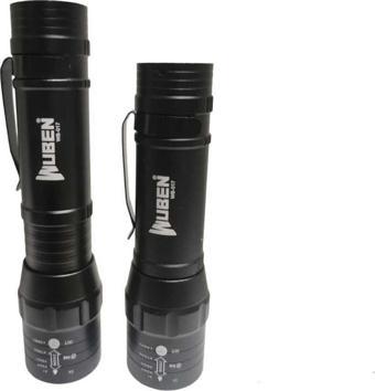 Wuben Wb-017 Ultra Güçlü Usb Şarjlı Kutulu El Feneri - Kamp Fener