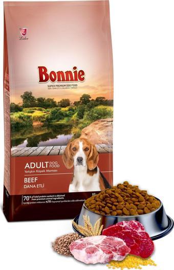 Bonnie Biftekli Yetişkin Kuru Köpek Maması 15 Kg