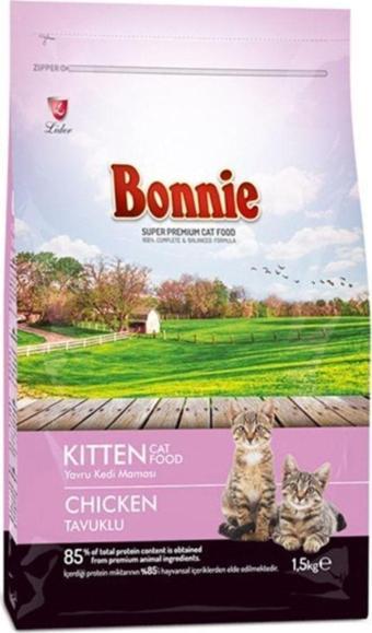 Bonnie Kitten Tavuklu Yavru Kedi Maması 1,5 Kg