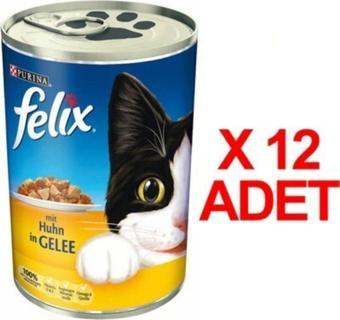 Felix Tavuklu Konserve Kedi Mamasi 400 Gr X 12 Adet