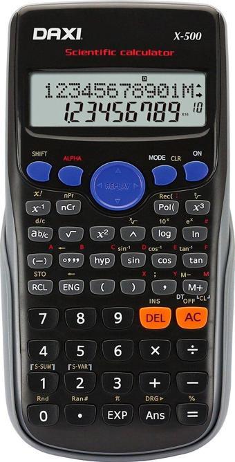 X-500 , 240 Fonksiyonlu Bilimsel Hesap Makinesi