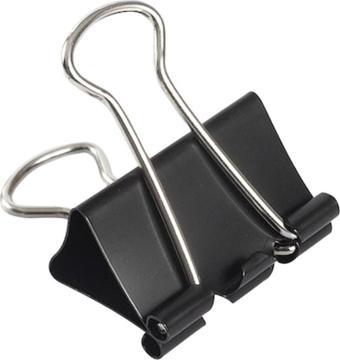 Kraf Binder Clips 25 Mm 425G 12Li