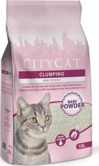 City Cat Baby Powder İnce Kedi Kumu 10 lt