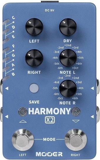 Mooer M729 Harmony X2  Gitar Pedalı