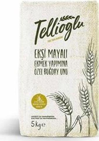 Tellioğlu Ekşi Mayalı Ekmek Yapımına Özel Buğday Unu 5Kg