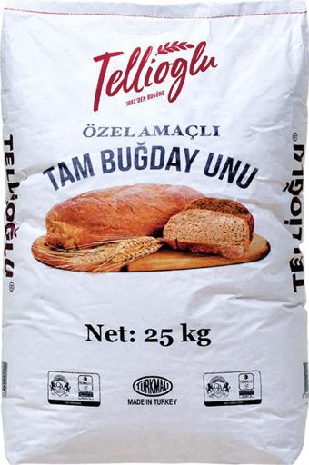 Tellioğlu Tam Buğday Unu 25 Kg