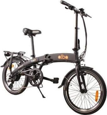 Alba Fold 2 Std Elektrikli Katlanır Bisiklet LED Gösterge, 7.8Ah Batarya Siyah E-Bike