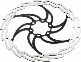 Brakco 160 mm Disk Fren Rotoru 160MM-STEEL 6 Vida MTB PERFORMANS Rotor Siyah