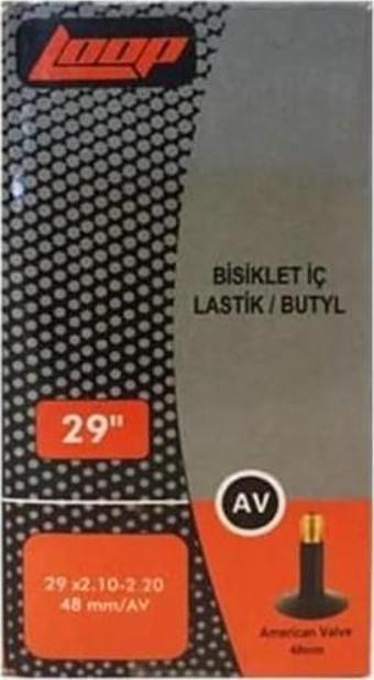 Loop Bisiklet İç Lastik 29x1.75-2.10 Av48 Kalın Sibop 29 JANT İÇ LASTİK