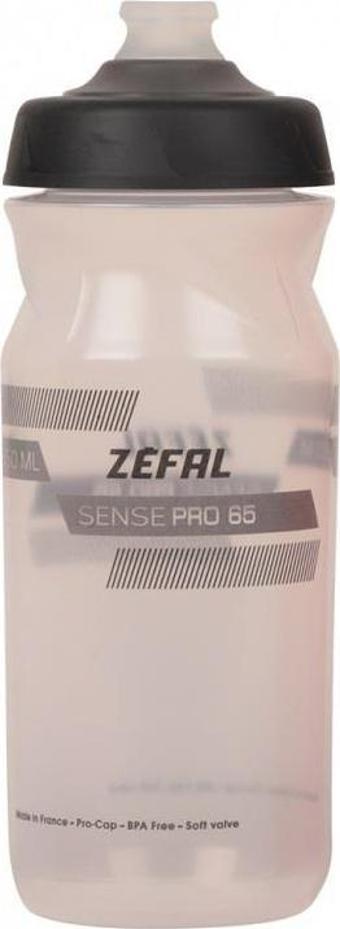 Zefal Plastik Matara - Suluk Sense Pro 650 ML Bisiklet Matarası Şeffaf