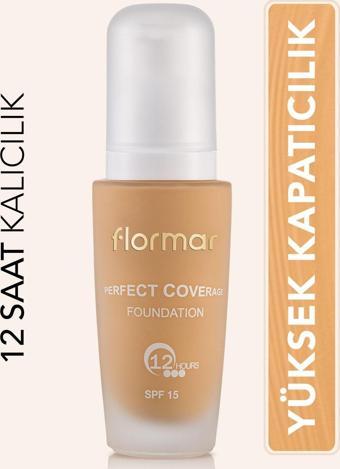 Flormar Yoğun Kapatıcı Su Bazlı Fondöten(Sıcak Alt Ton)-Perfect Coverage Foundation-104 -8690604085927