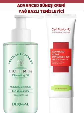 Cell Fusion C Advanced Güneş Kremi ve Dermal Yağ Bazlı Temizleyici