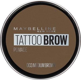 Maybelline New York Tattoo Brow Kaş Pomadı - 03 Medium Brown (Orta Ton)