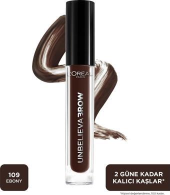 L'Oréal Paris Unbelieva Brow Uzun Süre Kalıcı Kaş Jeli - 109 Ebony