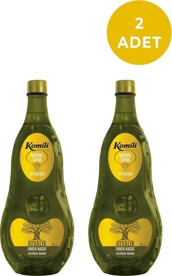 Komili Ayvalık Erken Hasat Natürel Sızma Zeytinyağı 2 lt 2 Adet