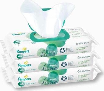 Prima Pampers Harmonie Aqua Pure Islak Havlu Mendil 3lü 144 Yaprak