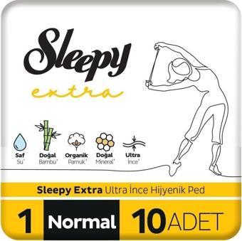 Sleepy Extra Ultra Ince Hijyenik Ped Normal 10 Adet Ped