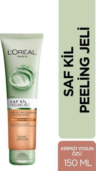 L'Oréal Paris Saf Kil Peeling Yüz Temizleme Jeli