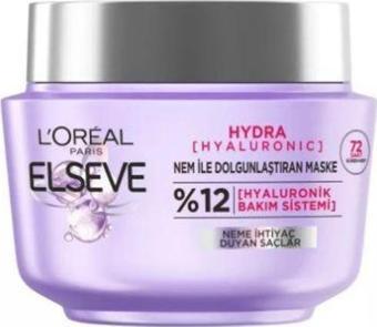 Elseve Hydra Hyaluronic 72 Saat Nem Ile Dolgunlaştıran Maske 300Ml