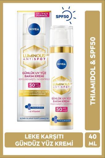 Nivea Luminous630 Leke Karşıtı Gündüz Bakım Kremi Spf 50 40 ml