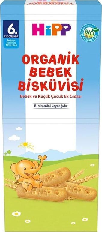 Hipp Organik Bebek Bisküvisi 180Gr (4*45Gr)