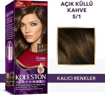 Wella Koleston Intense Saç Boyası 5/1 Ekstra Küllü Kahve - Salon Kalitesi