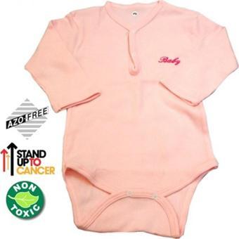 Sema Baby Uzun Kol Kaşkorse Badi (Body) - Pembe  12-18 Ay