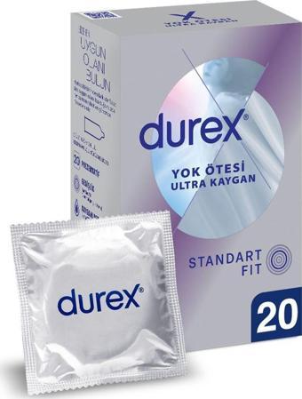 Durex Yok Ötesi Ultra Kaygan İnce Prezervatif 20'Li