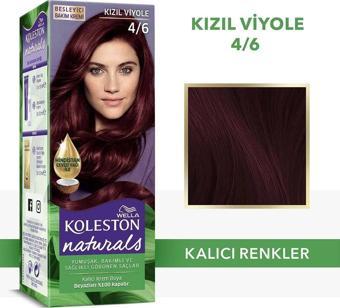 Wella Koleston Naturals Saç Boyası 4/6 Kızıl Viyole