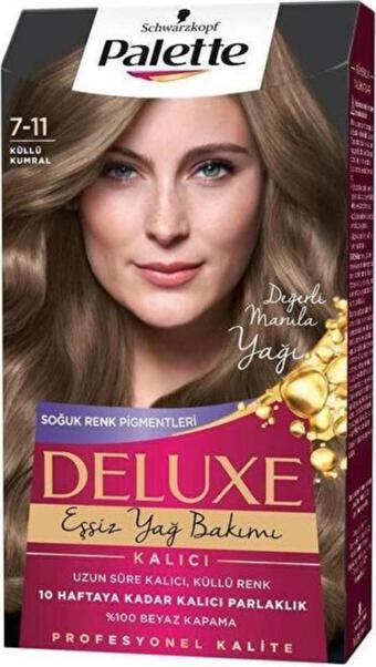 Palette Deluxe Saç Boyası 7.11 Küllü Kumral