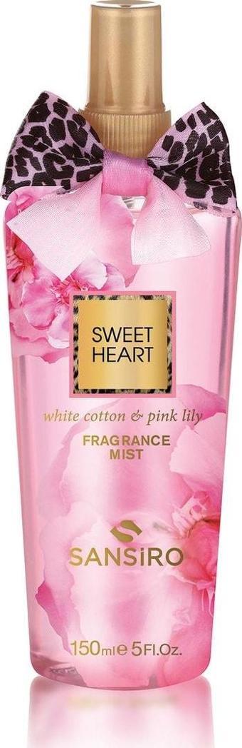 Sansiro Sweet Heart Kadın Vücut Spreyi 150Ml