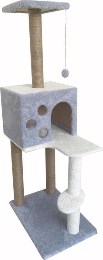 Nursoft Kedi Tırmalama Ve Kedi Oyun Evi Antrasit