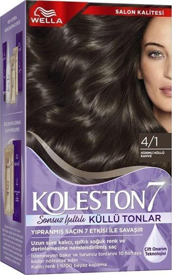 Wella Koleston Supreme Kit 4/1 Gizemli Küllü Kumral *18