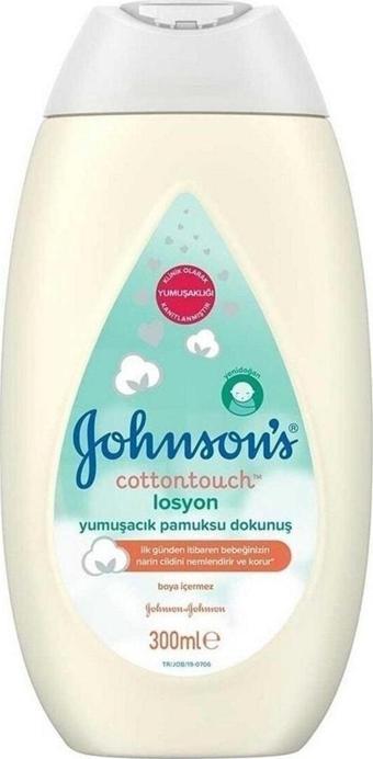 Johnson'S Vücut Bakım Losyonu & Cotton Toch Hassas Ciltler Ve Yenidoğan Bebekler Için 300Ml