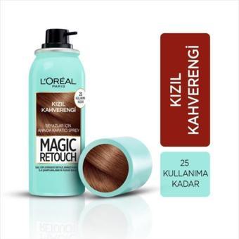L'Oréal Paris Magıc Retouch Beyaz Dipleri Kapatıcı Sprey - Kızıl Kahverengı