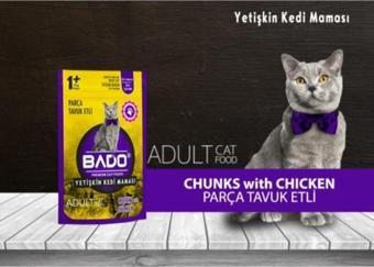 Bado Yetişkin 1 Adet 85 Gr Kedi Yaş Mama Tavuk Etli