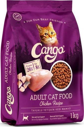 Cango Yetişkin Kedi Maması Tavuklu 1 Kg