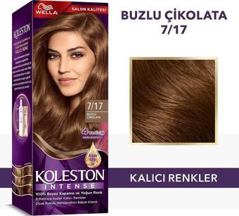 Wella Koleston Intense Saç Boyası 7/17 Buzlu Çikolata - Salon Kalitesi