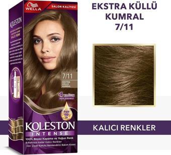 Wella Koleston Intense Saç Boyası 7/11 Ekstra Küllü Kumral - Salon Kalitesi