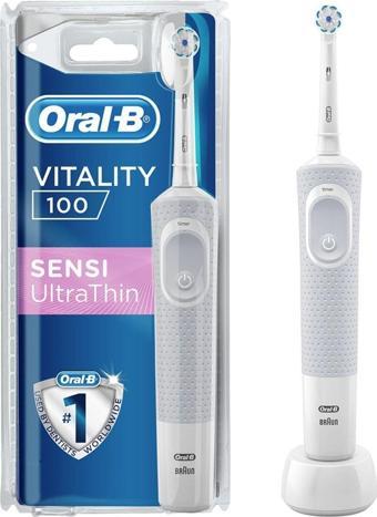 Oral-B Vitality 100 Sensi Ultra Thin Şarj Edilebilir Diş Fırçası